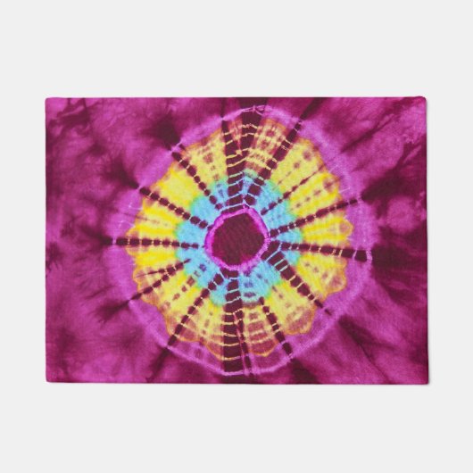 Hippie batik cirkel deurmat (Voorkant)