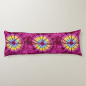 Hippie batik cirkel lichaamskussen (Achterkant)