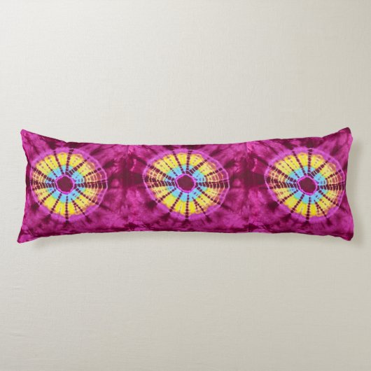 Hippie batik cirkel lichaamskussen (Voorkant)