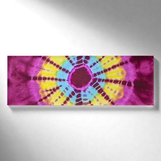 Hippie batik cirkel naambadge (Voorkant)