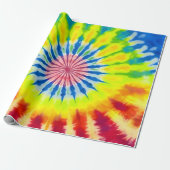 Hippie Batik Geschenkpapier Cadeaupapier (Uitgerold)