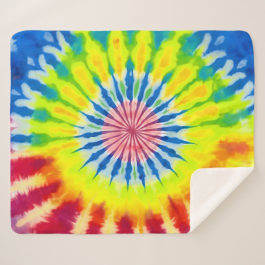 Hippie Batik Geschenkpapier Sherpa Deken (Voorkant (horizontaal))