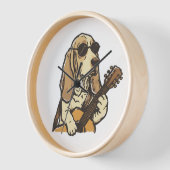 Hippie Beagle die Gitaar Speelt (Hoek)