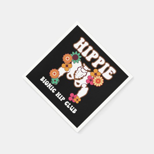 Hippie Bionic Hip Club Recovery Replacement Funny Servet (Hoek)