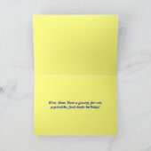 Hippie Birthday Groovy Stropdas-Dye Kaart (Binnen)