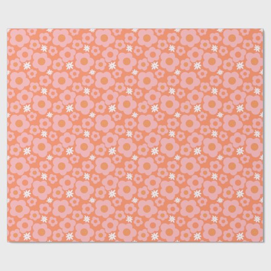 Hippie Bloem Power Wrapping Papier (Vlak)