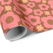 Hippie Bloem Power Wrapping Papier (Rol Hoek)