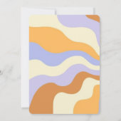 Hippie Bloem Retro Groovy Funky Kleurrijk Zoet 16 Kaart (Achterkant)