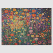 Hippie bloemen decoupage tissuepapier (Voorkant)