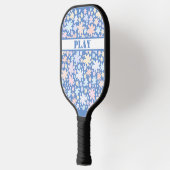 Hippie bloemen zijn zo groovy pickleball paddle (Links)