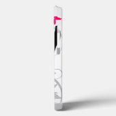 Hippie Bloemenmeisje Silhouette Case-Mate iPhone Case (Achterkant / Links)