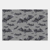 Hippie bloemenschedel inpakpapier vel (Voorkant 3)