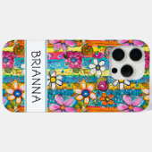 Hippie Bloemkracht Persoonlijk Case-Mate iPhone Case (Achterkant (horizontaal))
