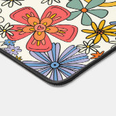 Hippie bloemontwerp bureaumat (Hoek)