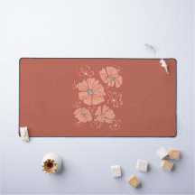 Hippie Blooms: Abstracte rode bloemkracht