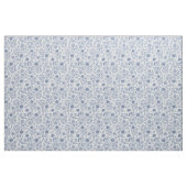 Hippie Blue  Floral Pattern Fabric Stof (Fat Quarter)
