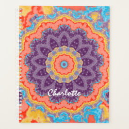 Hippie Bohemian Mandala Paarse Mix Persoonlijk Planner