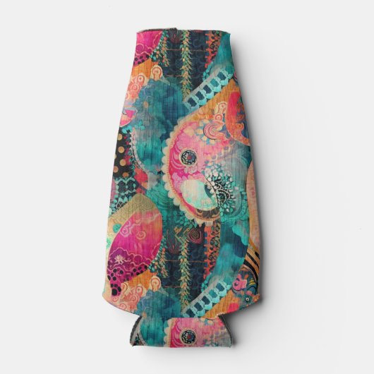 Hippie Boho Bottle Cooler (Voorkant)