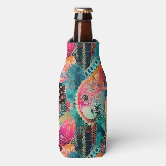 Hippie Boho Bottle Cooler (Fles Voorkant)