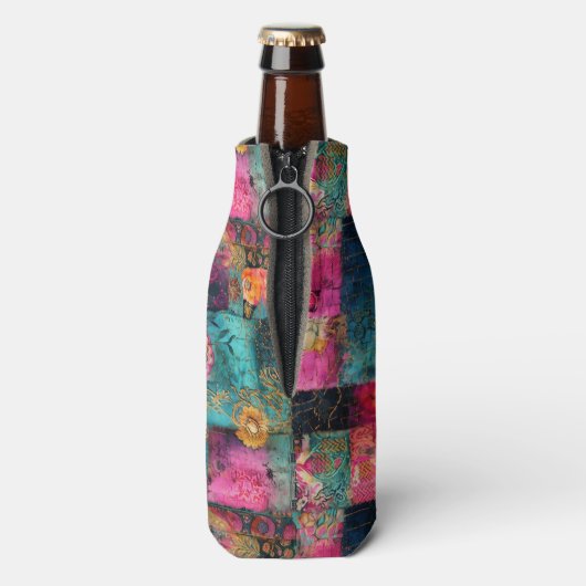 Hippie Boho Bottle Cooler (Fles Achterkant)