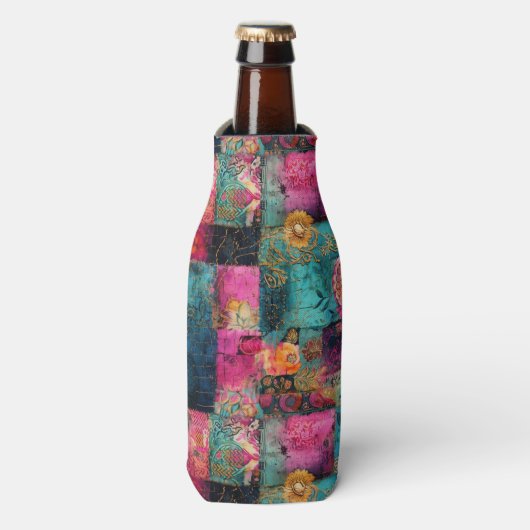 Hippie Boho Bottle Cooler (Fles Voorkant)