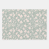 Hippie Boho Floral Inpakpapier Vel (Voorkant)
