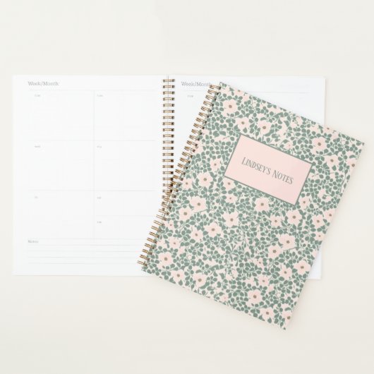 Hippie Boho Floral Planner (Display)