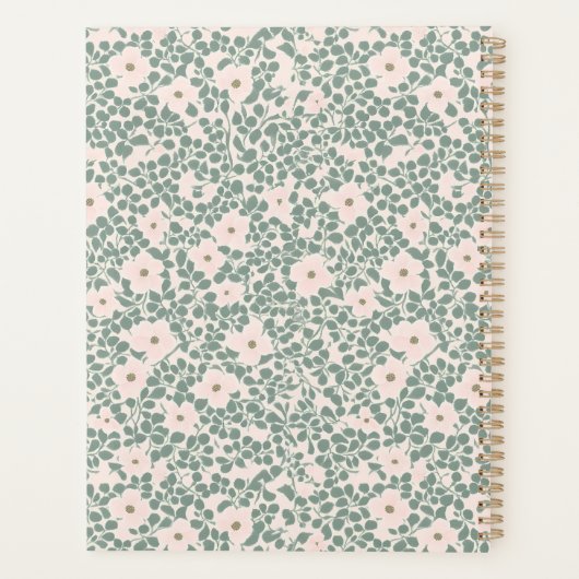 Hippie Boho Floral Planner (Achterkant)