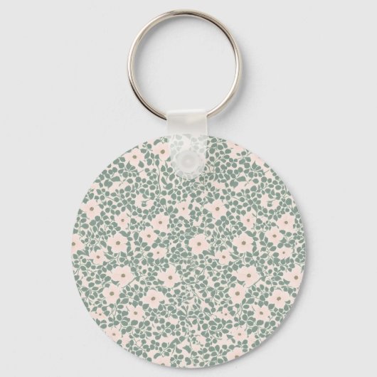 Hippie Boho Floral Sleutelhanger (Voorkant)