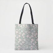 Hippie Boho Floral Tote Bag (Voorkant)