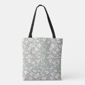 Hippie Boho Floral Tote Bag (Achterkant)