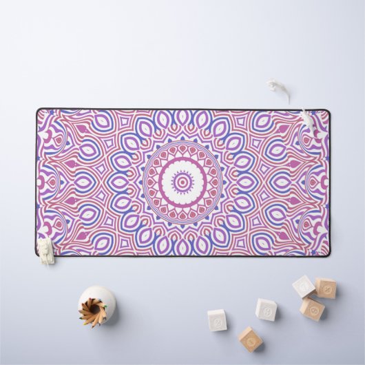 Hippie Boho Funky Groovy Boheemse Kaleidoscoop Bureaumat (Kindertafel)
