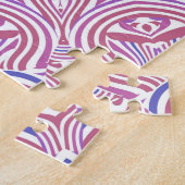 Hippie Boho Funky Groovy Boheemse Kaleidoscoop Legpuzzel (Zijkant)