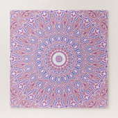 Hippie Boho Funky Groovy Boheemse Kaleidoscoop Legpuzzel (Horizontaal)