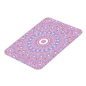 Hippie Boho Funky Groovy Bohemian Kaleidoscoop Magneet (Linkerzijde)