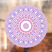 Hippie Boho Funky Groovy Bohemian Kaleidoscoop Raamsticker (Vel 2)