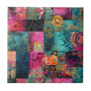 Hippie Boho Keramische Tegel Tegeltje