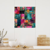 Hippie Boho-Poster Poster (Keuken)