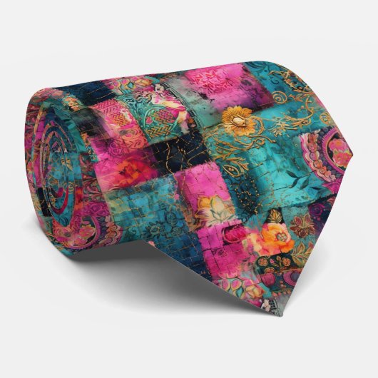 Hippie Boho Stropdas (Opgerold)