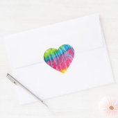 Hippie Boho Stropdas-Dye Hart Sticker (Envelop)