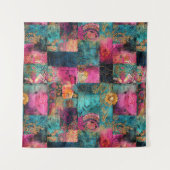 Hippie Boho Tapestry Wandkleed (Voorkant (horizontaal))