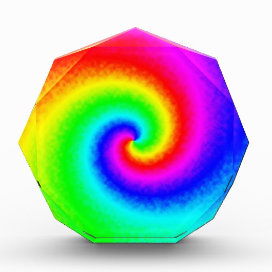  Hippie Boho Tie Dye Psychedelic Twirl Fotoblokken (Voorkant)