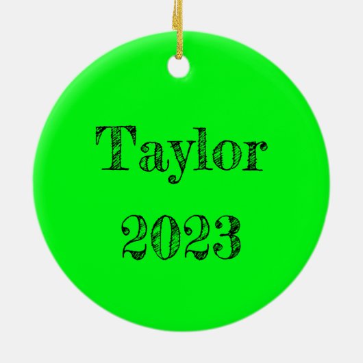  Hippie Boho Tie Dye Psychedelic Twirl Keramisch Ornament (Achterkant)