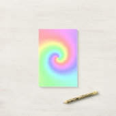  Hippie Boho Tie Dye Psychedelic Twirl Post-it® Notes (Op bureau)