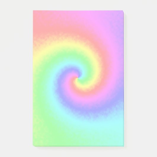 Hippie Boho Tie Dye Psychedelic Twirl Post-it® Notes (Voorkant)