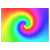  Hippie Boho Tie Dye Psychedelic Twirl Tafelkleed (Voorkant (Horizontaal))