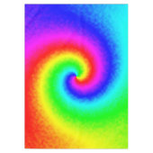  Hippie Boho Tie Dye Psychedelic Twirl Tafelkleed (Voorkant)