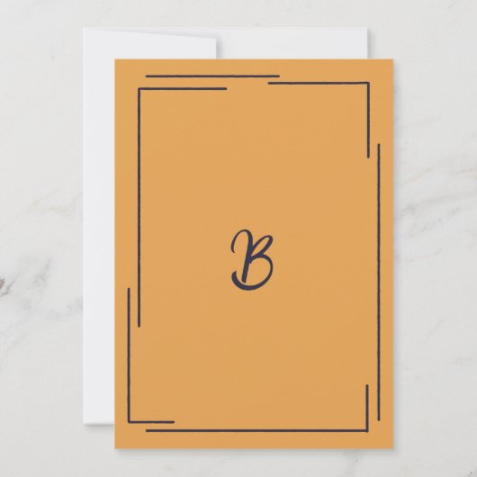 Hippie Boho Waterverf Bloemen Vrijgezellenfeest Kaart (Achterkant)