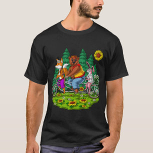 Hippie bos t-shirt