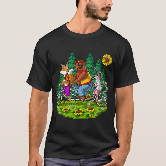Hippie bos t-shirt (Voorkant)